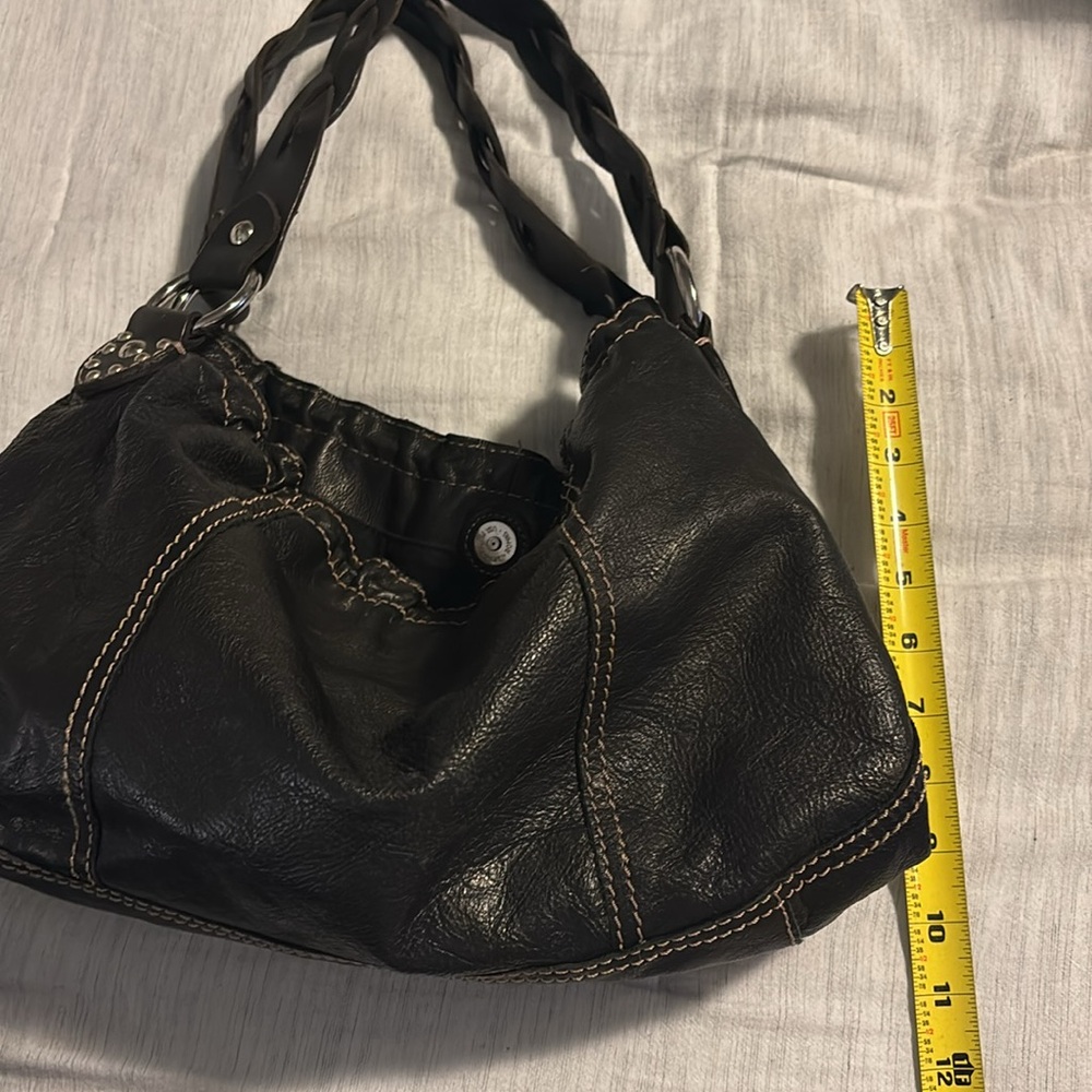 Lucky black leather hobo bag - Picture 6 of 7